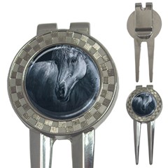 Equine Grace  Golf Pitchfork & Ball Marker by TonyaButcher