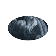 Equine Grace  Sticker (oval) by TonyaButcher