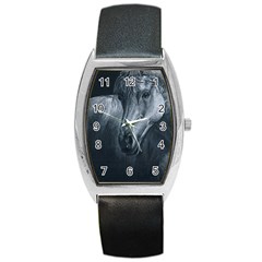 Equine Grace  Tonneau Leather Watch