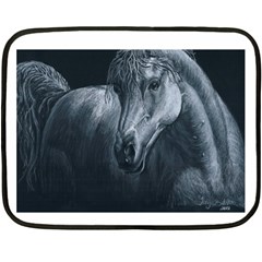 Equine Grace  Mini Fleece Blanket (two Sided) by TonyaButcher