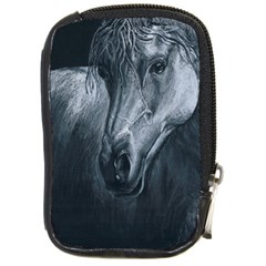 Equine Grace  Compact Camera Leather Case by TonyaButcher