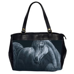 Equine Grace  Oversize Office Handbag (two Sides) by TonyaButcher