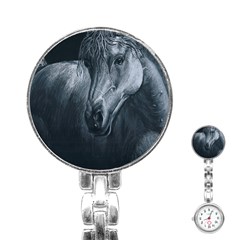 Equine Grace  Stainless Steel Nurses Watch by TonyaButcher