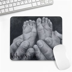 John 3:16 Large Mouse Pad (rectangle) by TonyaButcher