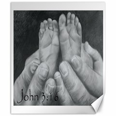 John 3:16 Canvas 8  X 10  (unframed) by TonyaButcher