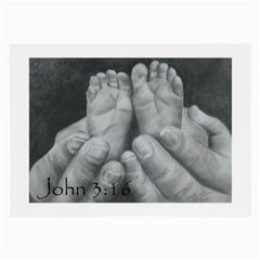 John 3:16 Glasses Cloth (large) by TonyaButcher