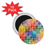 Circles 1 75  Button Magnet (10 Pack) by Lalita