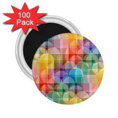 Circles 2 25  Button Magnet (100 Pack)