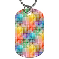 Circles Dog Tag (one Sided)