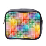 circles Mini Travel Toiletry Bag (Two Sides) Front