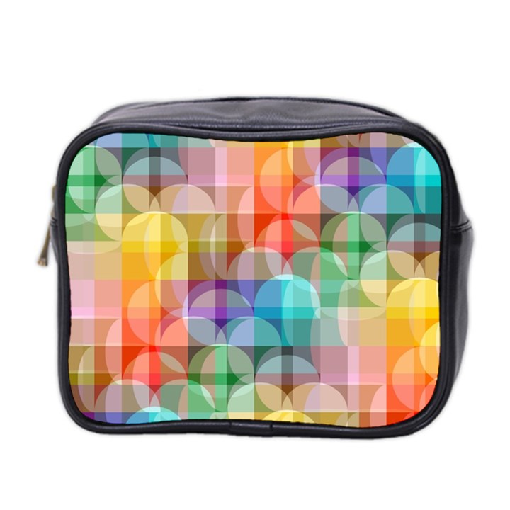 circles Mini Travel Toiletry Bag (Two Sides)