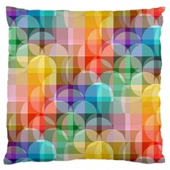 Circles Large Cushion Case (single Sided) 