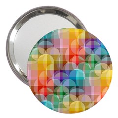 Circles 3  Handbag Mirror