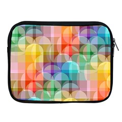 Circles Apple Ipad Zippered Sleeve by Lalita