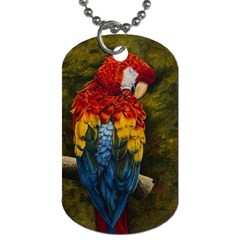 Preening Dog Tag (One Sided)