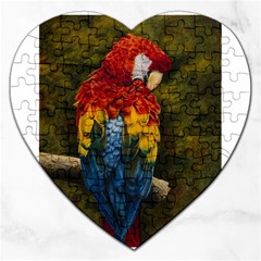 Preening Jigsaw Puzzle (heart)