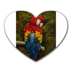 Preening Mouse Pad (Heart)