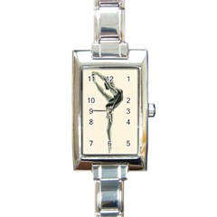 Attitude Rectangular Italian Charm Watch by TonyaButcher