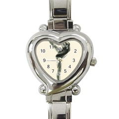 Attitude Heart Italian Charm Watch  by TonyaButcher