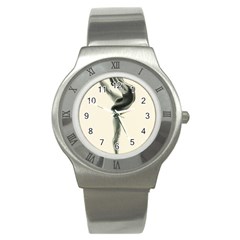 Attitude Stainless Steel Watch (slim) by TonyaButcher