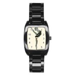 Attitude Stainless Steel Barrel Watch Front