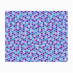 Purple Blue Cubes Glasses Cloth (small)