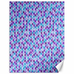 Purple Blue Cubes Canvas 12  X 16  (unframed) by Zandiepants