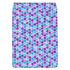 Purple Blue Cubes Removable Flap Cover (large) by Zandiepants