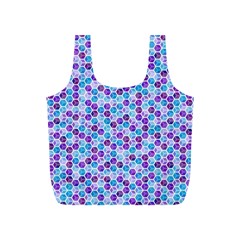 Purple Blue Cubes Reusable Bag (s) by Zandiepants