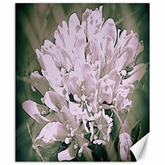 White Flower Canvas 20  X 24  (unframed) by uniquedesignsbycassie