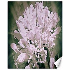 White Flower Canvas 11  X 14  (unframed)