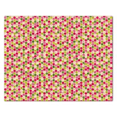 Pink Green Beehive Pattern Jigsaw Puzzle (rectangle)