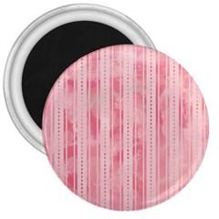 Pink Grunge 3  Button Magnet by StuffOrSomething