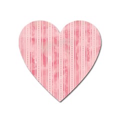 Pink Grunge Magnet (heart)