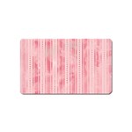 Pink Grunge Magnet (Name Card) Front