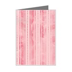 Pink Grunge Mini Greeting Card Left