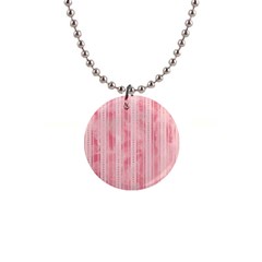 Pink Grunge Button Necklace