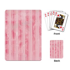 Pink Grunge Playing Cards Single Design by StuffOrSomething