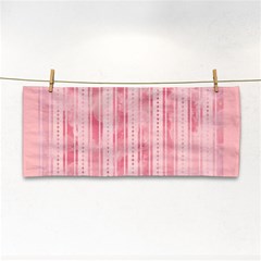 Pink Grunge Hand Towel