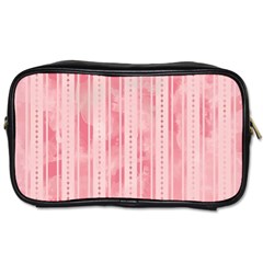 Pink Grunge Travel Toiletry Bag (one Side)