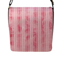 Pink Grunge Flap Closure Messenger Bag (large) by StuffOrSomething