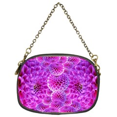 Purple Dahlias Chain Purse (one Side) by FunWithFibro