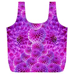 Purple Dahlias Reusable Bag (xl) by FunWithFibro