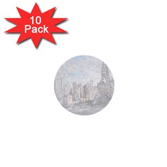 Eiffel Tower Paris 1  Mini Button (10 Pack) by rokinronda