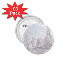 Eiffel Tower Paris 1 75  Button (100 Pack)