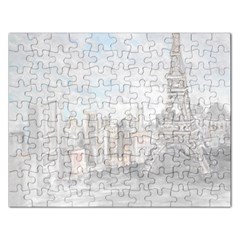 Eiffel Tower Paris Jigsaw Puzzle (rectangle)