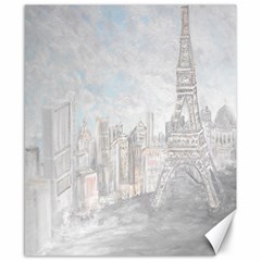 Eiffel Tower Paris Canvas 8  X 10  (unframed)