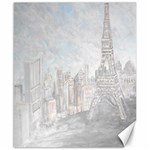 Eiffel Tower Paris Canvas 8  x 10  (Unframed) 8.15 x9.66  Canvas - 1