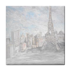 Eiffel Tower Paris Face Towel