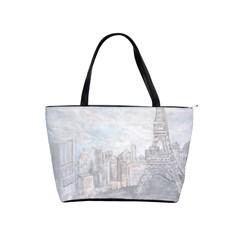 Eiffel Tower Paris Large Shoulder Bag by rokinronda